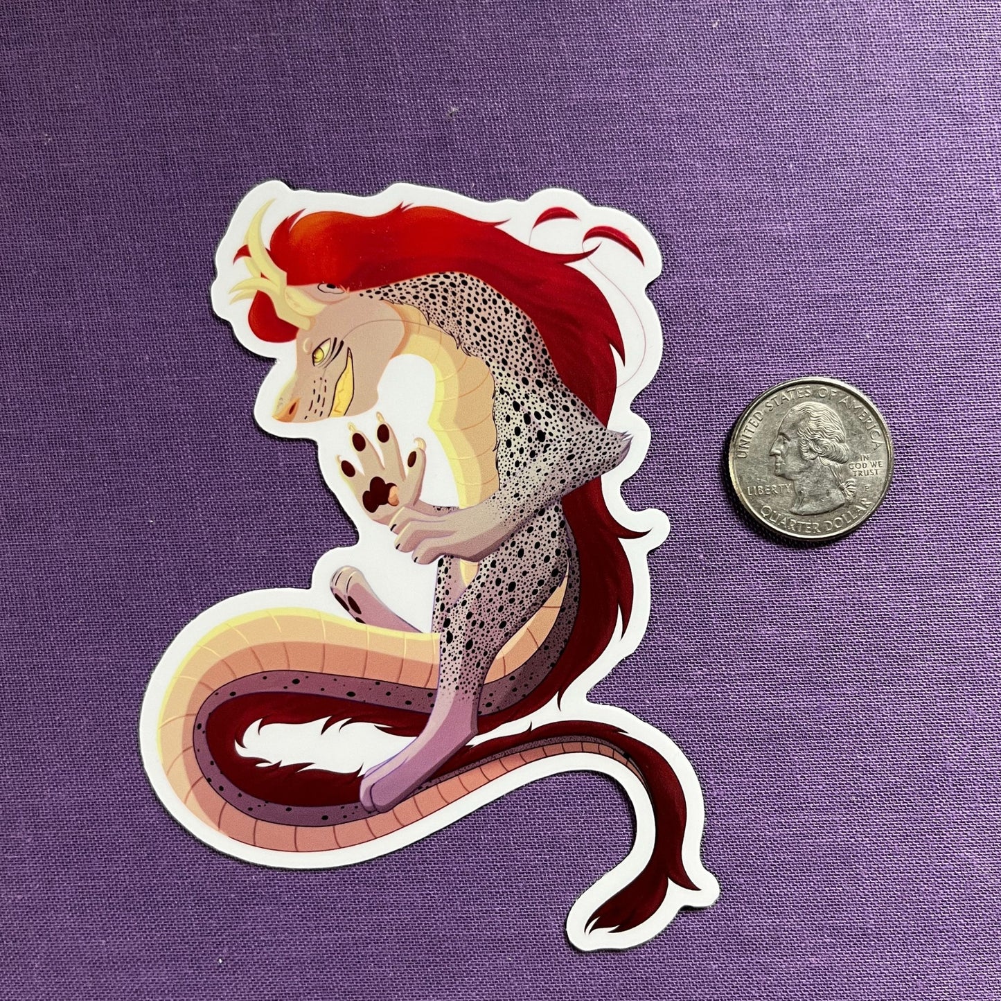 King of Cats Sticker