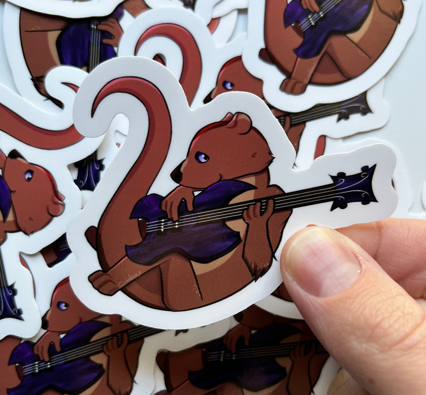 Sea Bass - Chibi Otter Sticker