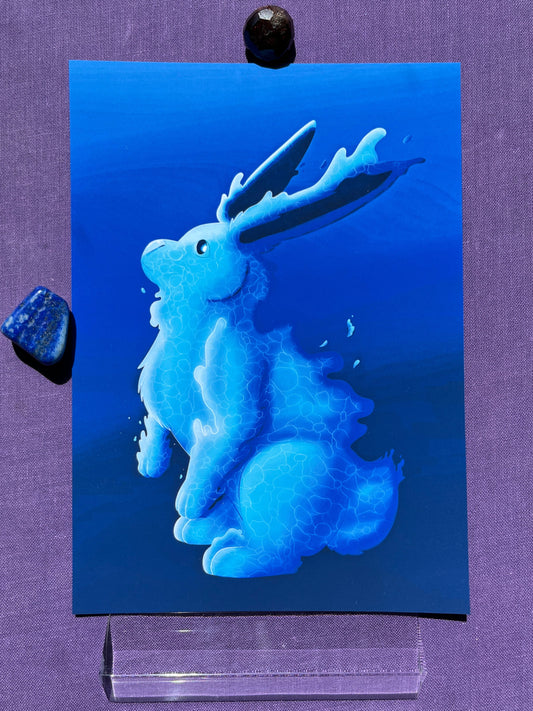 Water Rabbit Print