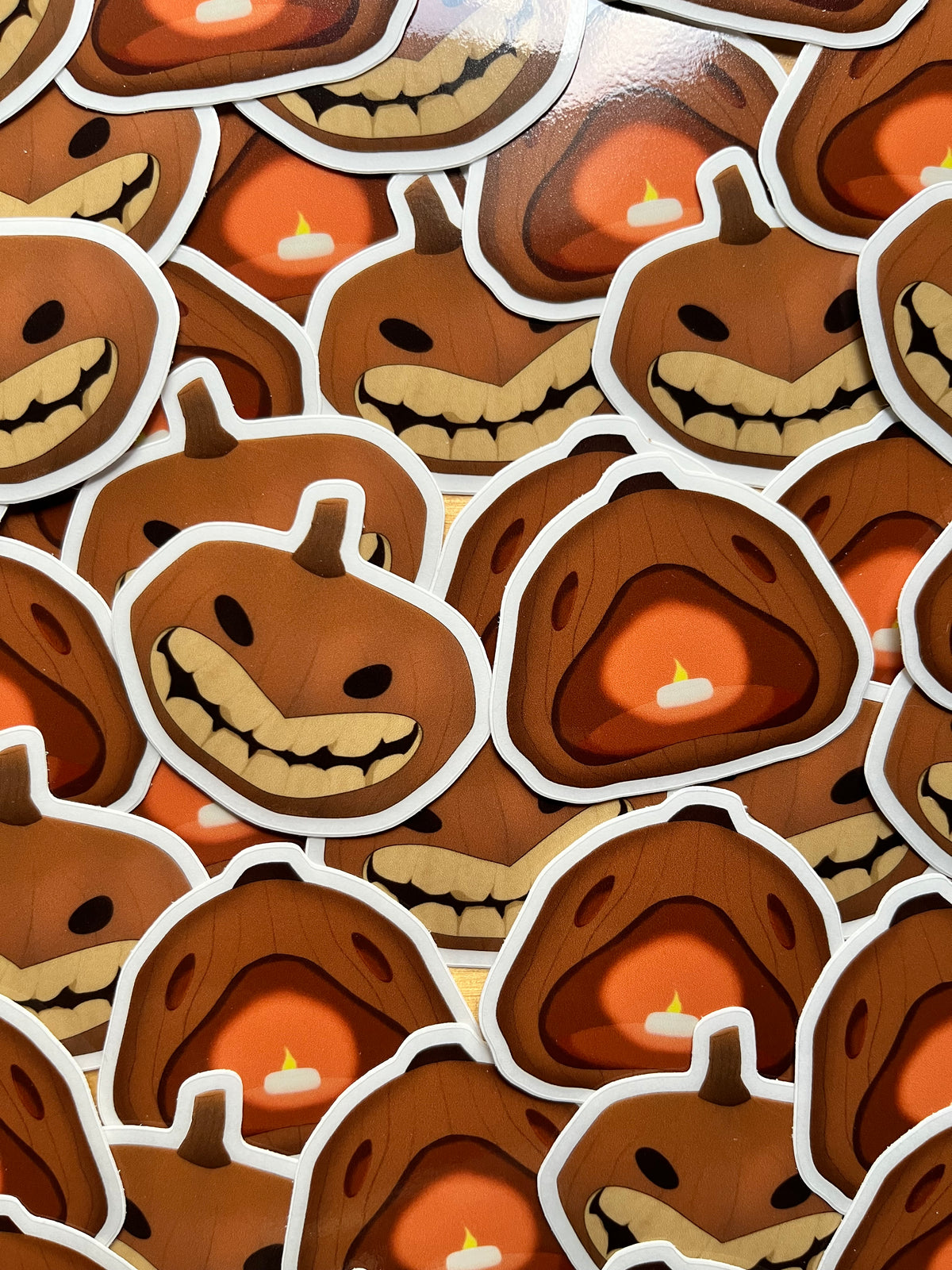 Spooky Pumpkin Stickers