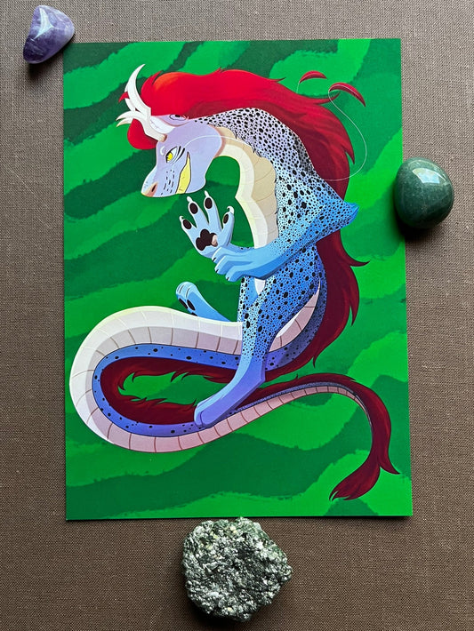 'King of Cats' Dragon Print