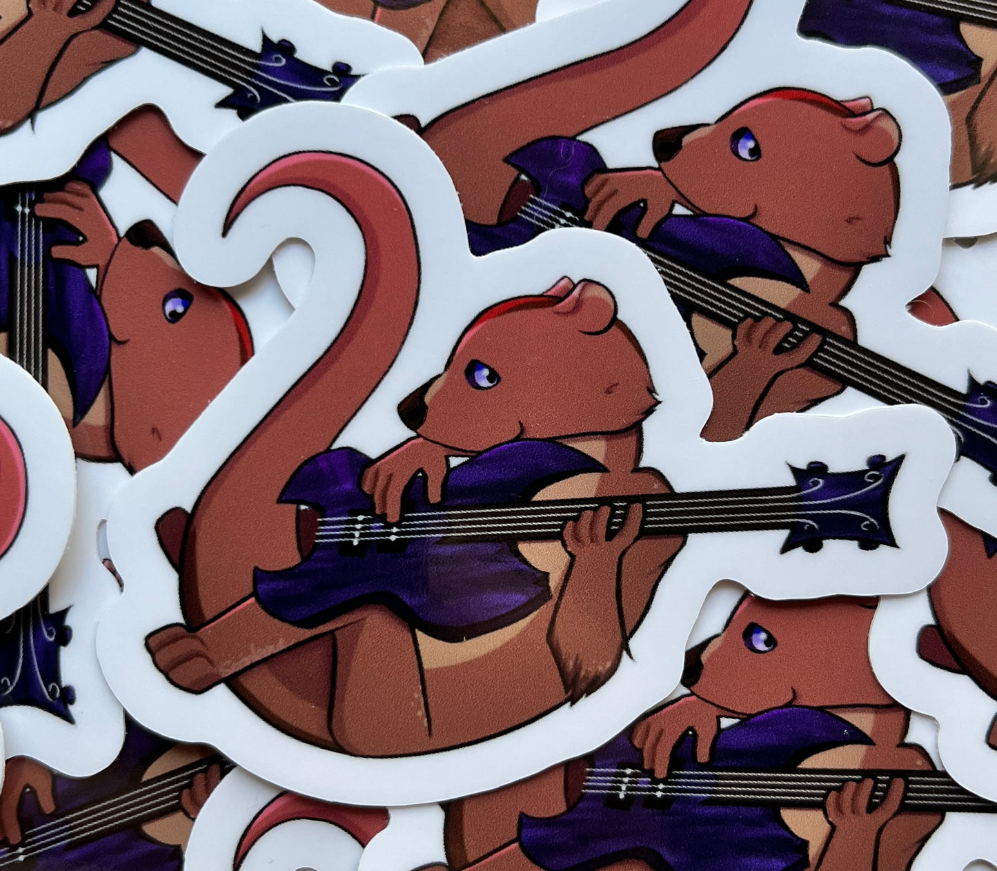 Sea Bass - Chibi Otter Sticker