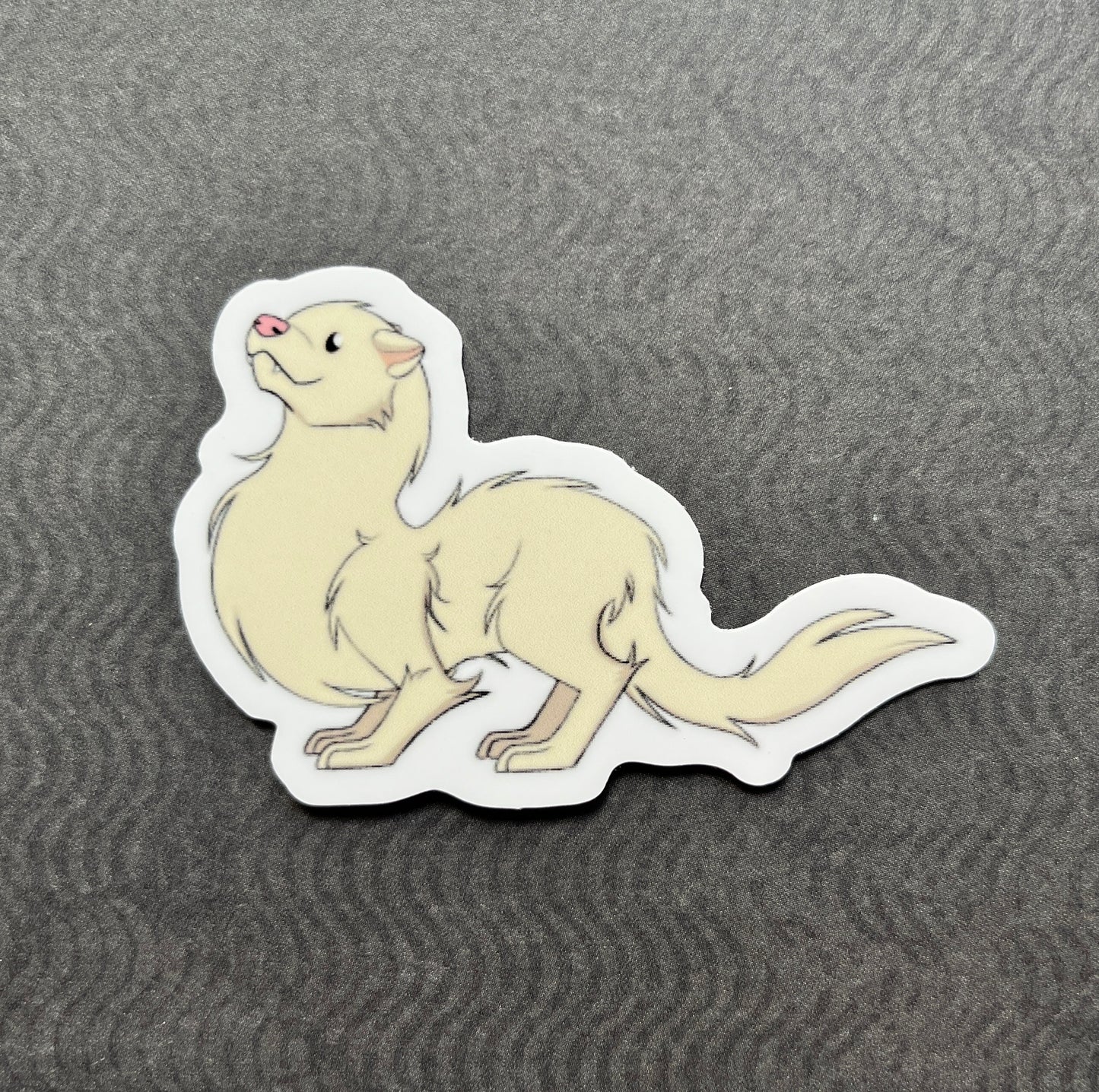 Fuzzy Noodle - B Grade Ferret Stickers